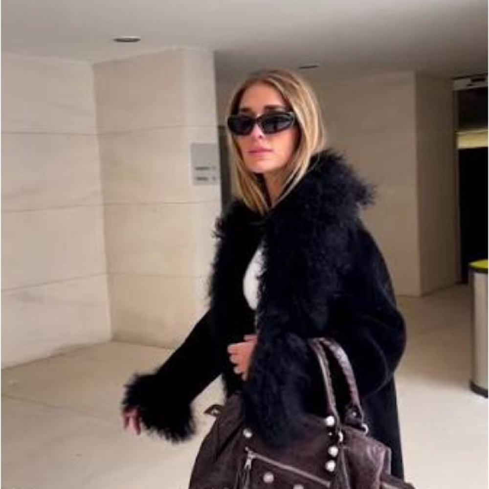 Charlotte Simone Black Teddy “Donna” Jacket - Picture 3 of 3